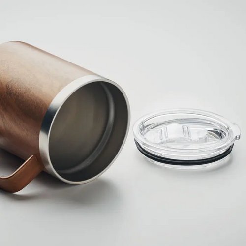 Dubbelwandige beker 300 ml Namib mug bruin
