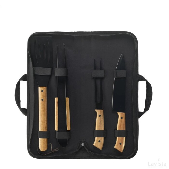 Asado Bbq-Set Barbecueset Zwart