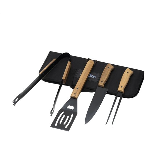 Asado Bbq-Set Barbecueset Zwart