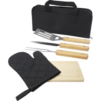 Gratar 5-delige barbecueset Naturel Gratar 5-delige barbecueset Naturel