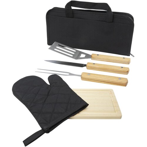 Gratar 5-delige barbecueset Naturel
