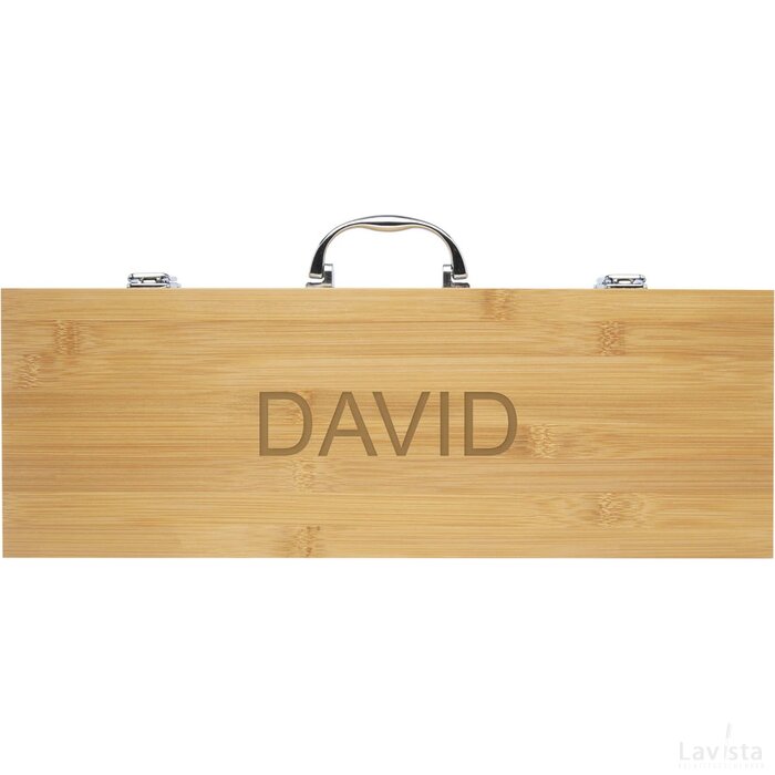 Churras 5-delige barbecueset Naturel