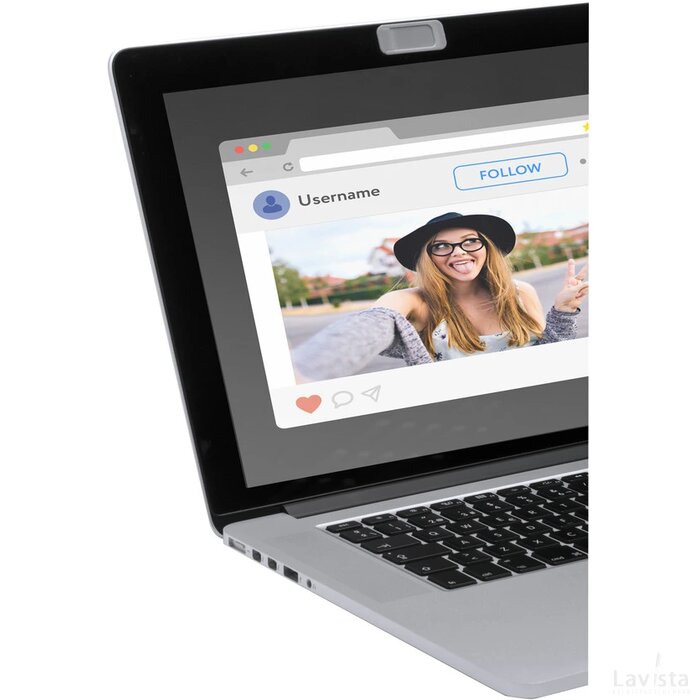 Lacol Webcam Blocker Donker Grijs