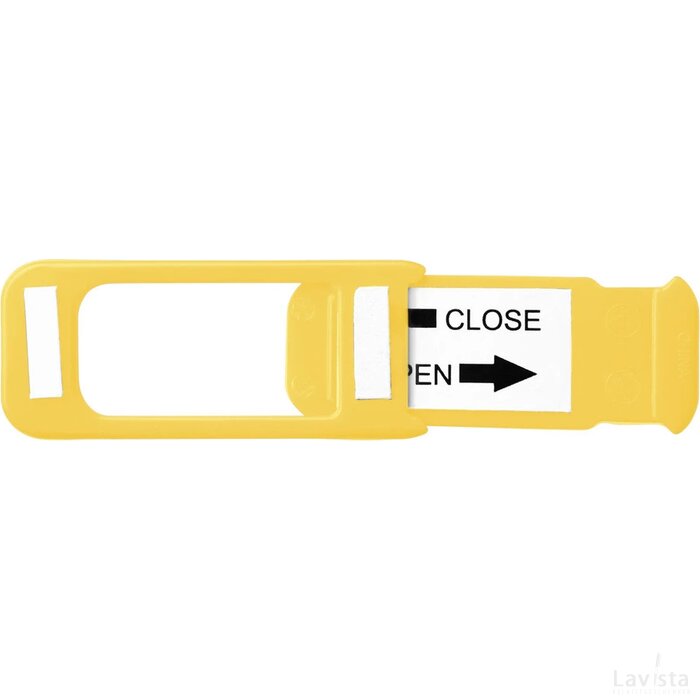 Push privacy camera blokker geel Geel