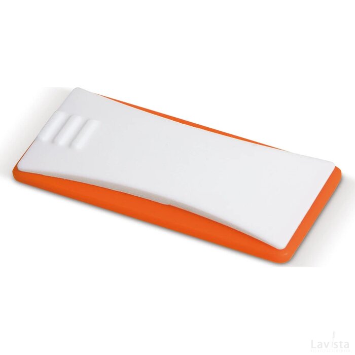 Webcam cover wit / oranje