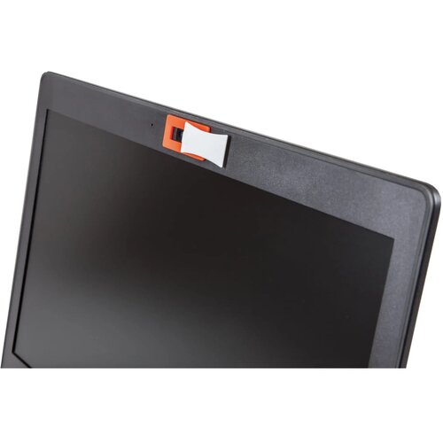 Webcam cover wit / oranje