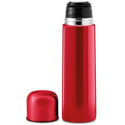 Dubbelwandige drinkfles 500ml Chan rood