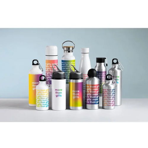 Dubbelwandige drinkfles 500ml Chan oranje