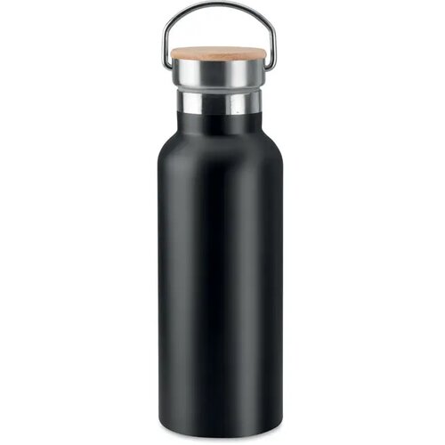 Dubbelwandige fles 500ml Helsinki zwart 500 ml