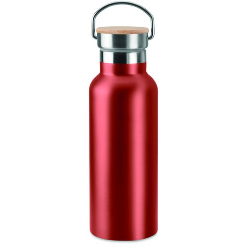 Dubbelwandige fles 500ml Helsinki rood