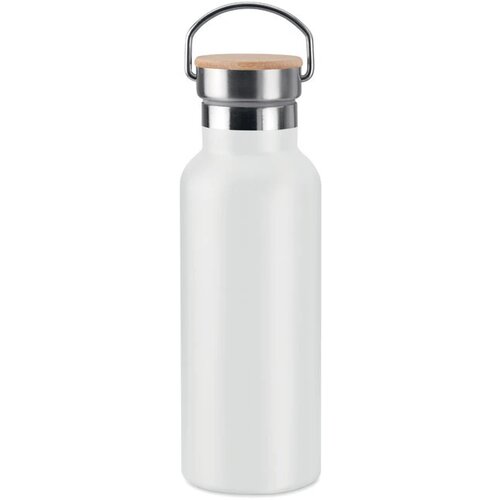 Dubbelwandige fles 500ml Helsinki wit