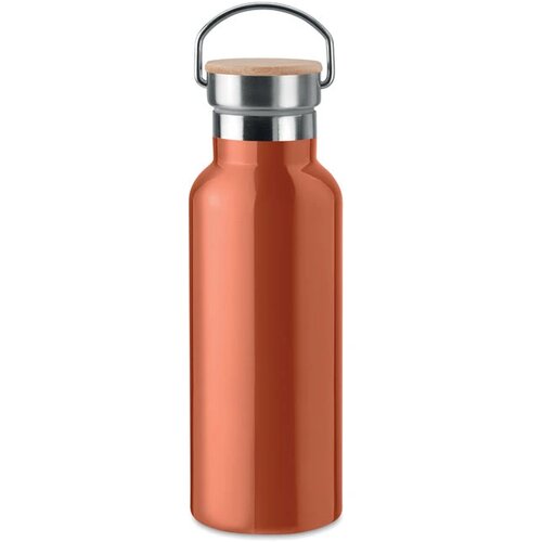 Dubbelwandige fles 500ml Helsinki oranje
