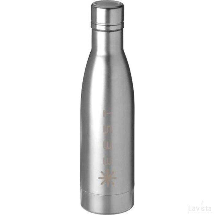 Vasa koper vacuüm geïsoleerde drinkfles Zilver
