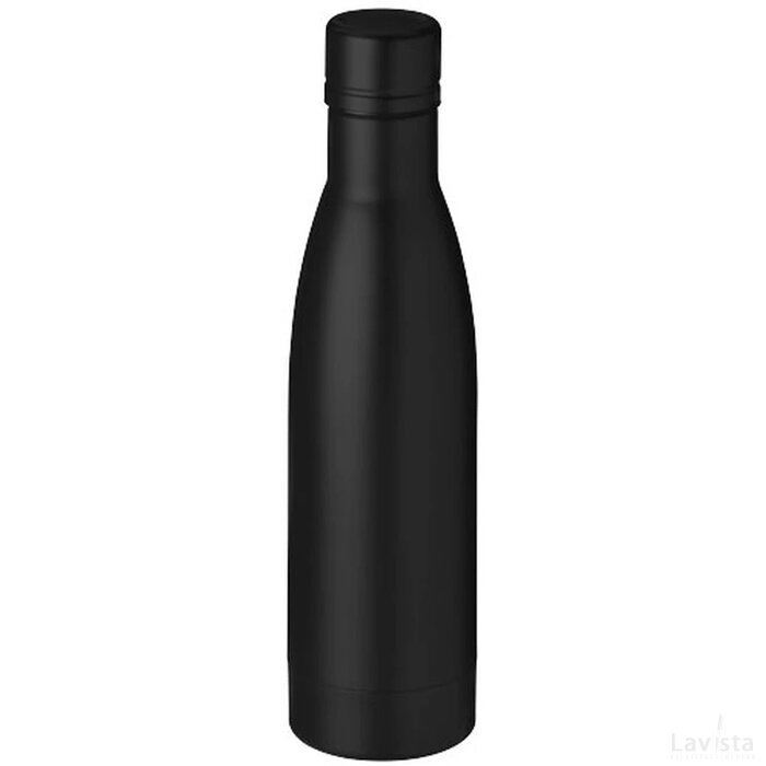 Vasa koper vacuüm geïsoleerde drinkfles Zwart