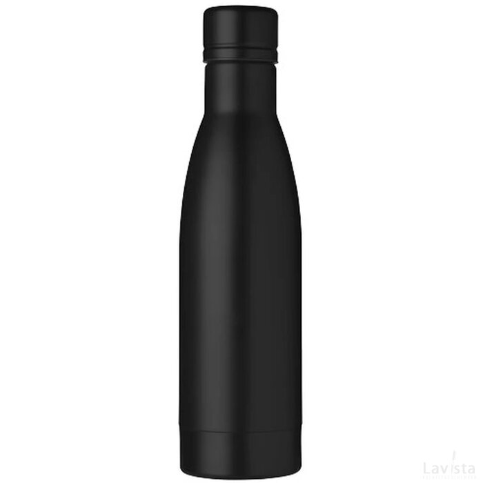 Vasa koper vacuüm geïsoleerde drinkfles Zwart