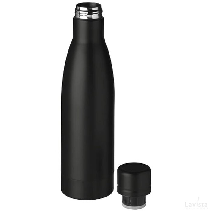 Vasa koper vacuüm geïsoleerde drinkfles Zwart