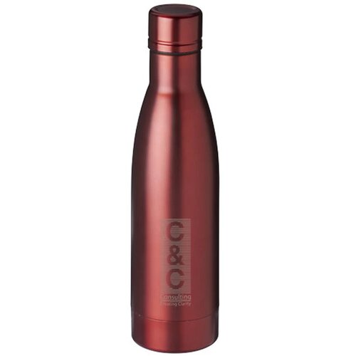 Vasa koper vacuüm geïsoleerde drinkfles Rood