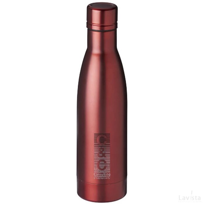 Vasa koper vacuüm geïsoleerde drinkfles Rood