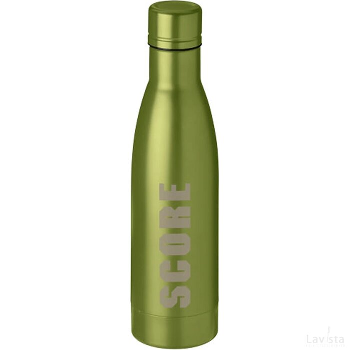 Vasa koper vacuüm geïsoleerde drinkfles Groen Lime