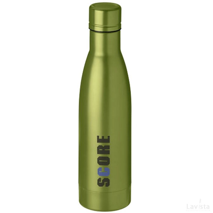Vasa koper vacuüm geïsoleerde drinkfles Groen Lime