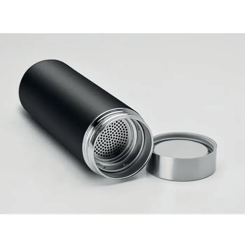 Dubbelwandige bamboe fles 400ml Batumi zwart 400 ml