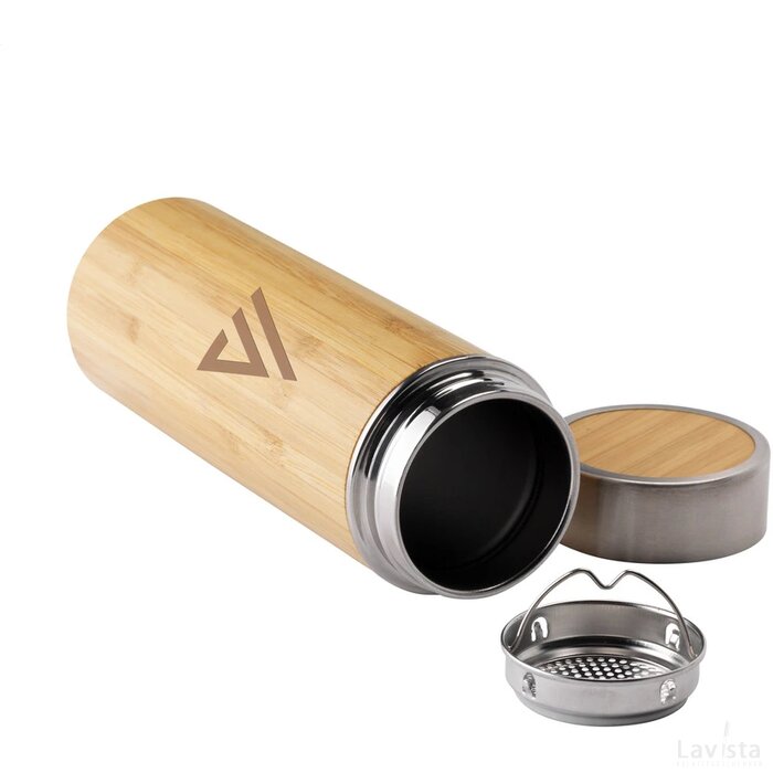 Osaka Bamboe Thermosfles/Thermosbeker Hout