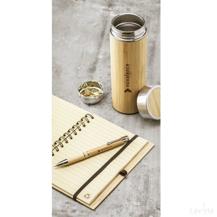 Osaka Bamboe Thermosfles/Thermosbeker Hout