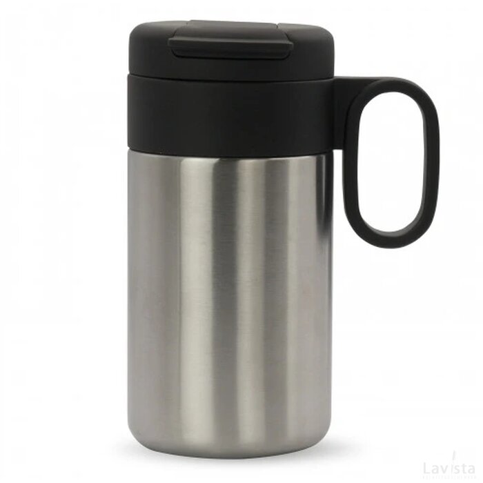 Thermofles Flow met handvat 250ml zilver