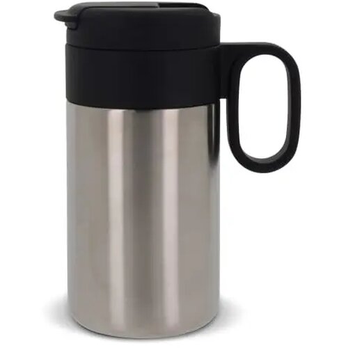 Thermofles Flow met handvat 250ml zilver