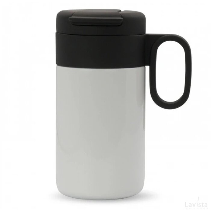 Thermofles Flow met handvat 250ml wit