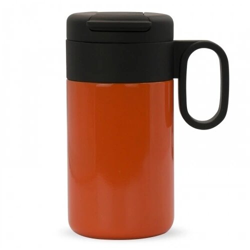 Thermofles Flow met handvat 250ml oranje