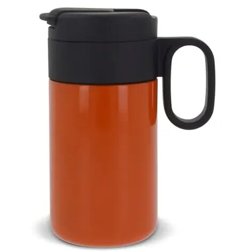Thermofles Flow met handvat 250ml oranje