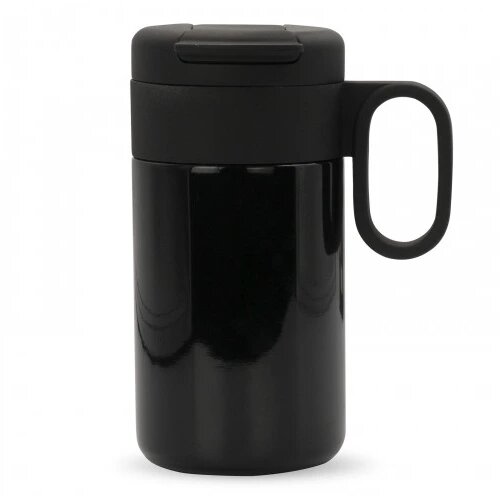 Thermofles Flow met handvat 250ml zwart