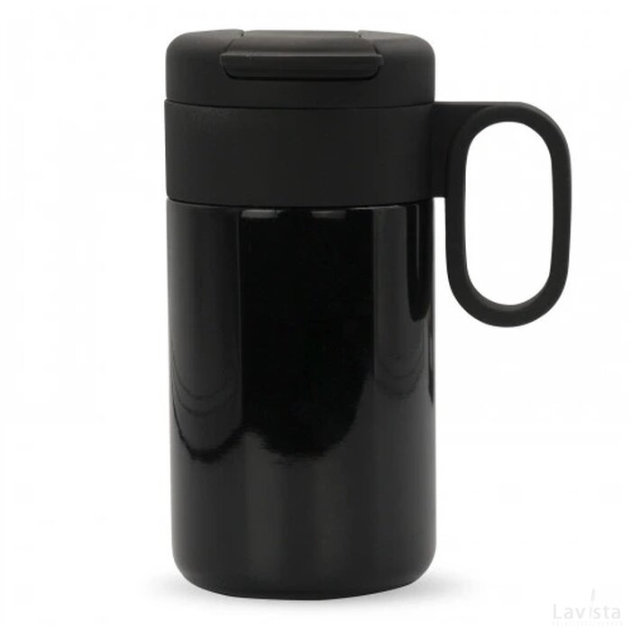 Thermofles Flow met handvat 250ml zwart