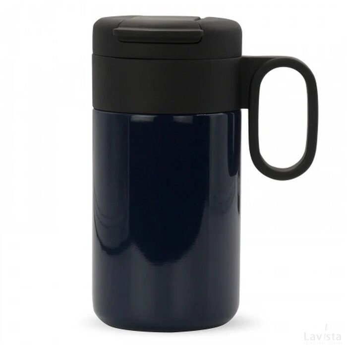 Thermofles Flow met handvat 250ml donker blauw