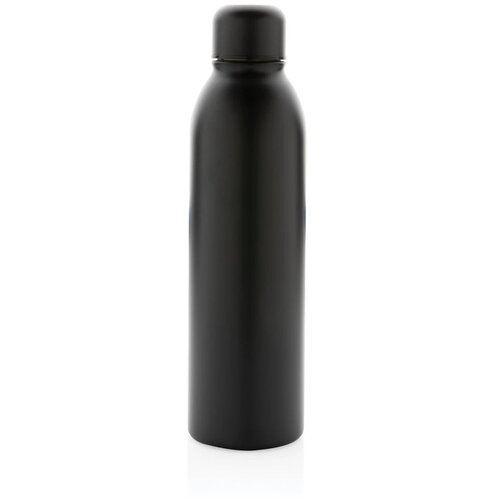 RCS gerecycled roestvrijstalen vacuümfles 500ML zwart