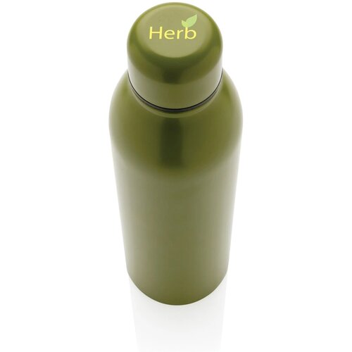 RCS gerecycled roestvrijstalen vacuümfles 500ML groen