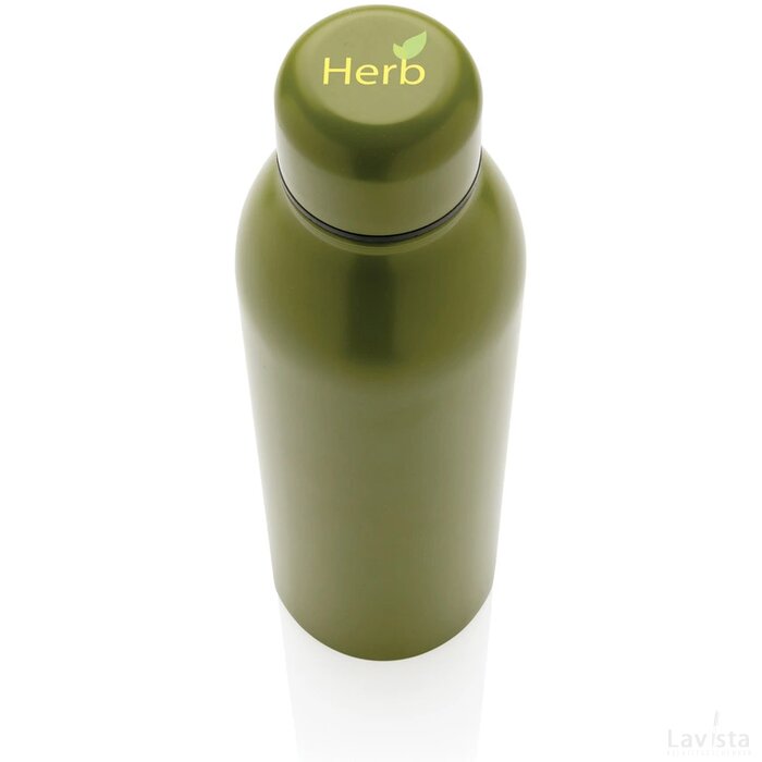 RCS gerecycled roestvrijstalen vacuümfles 500ML groen