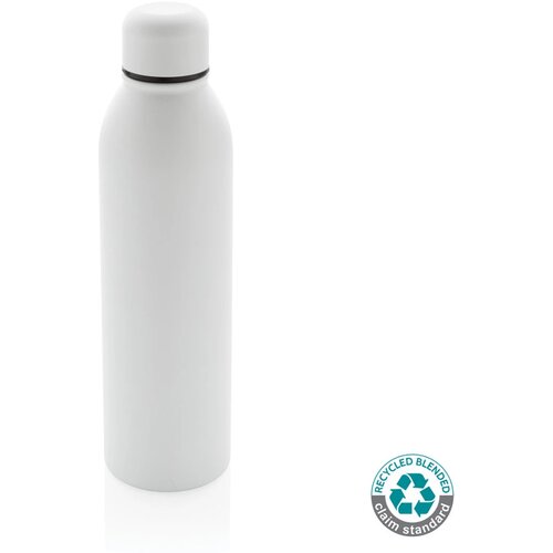 RCS gerecycled roestvrijstalen vacuümfles 500ML wit