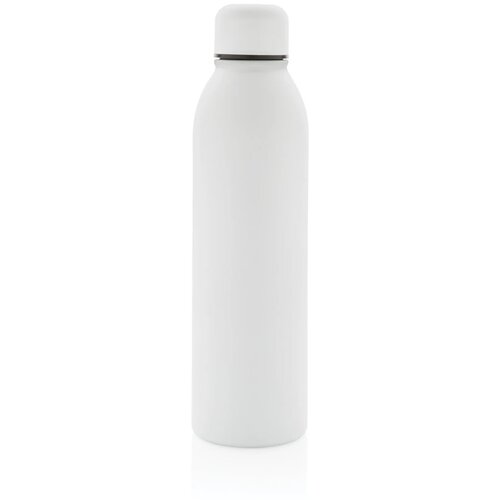 RCS gerecycled roestvrijstalen vacuümfles 500ML wit