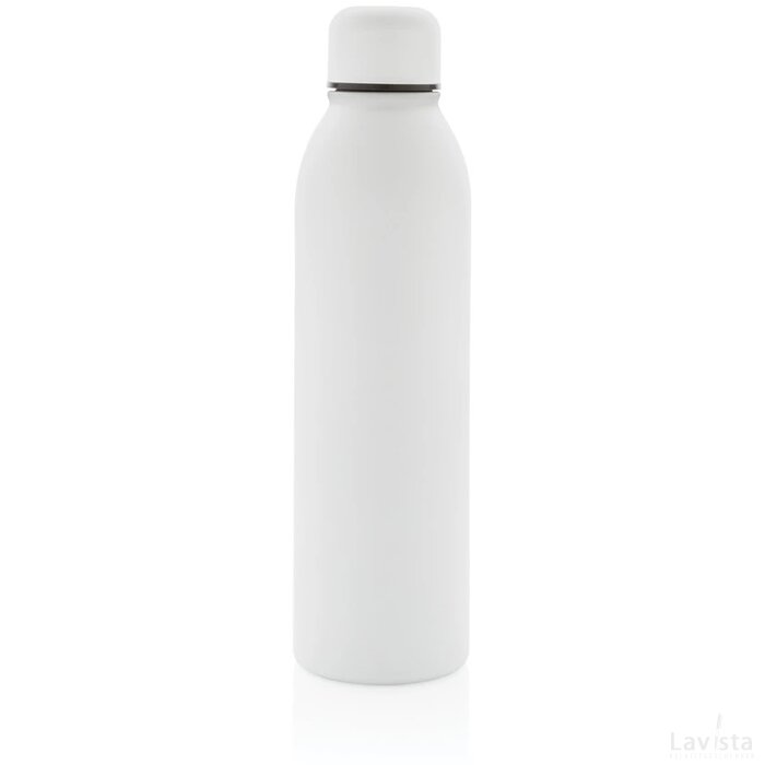 RCS gerecycled roestvrijstalen vacuümfles 500ML wit