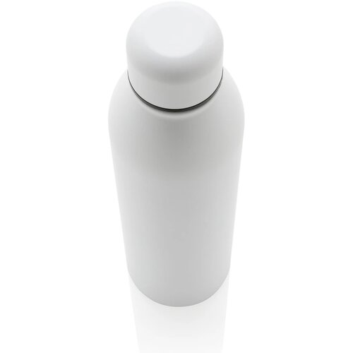 RCS gerecycled roestvrijstalen vacuümfles 500ML wit