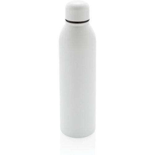 RCS gerecycled roestvrijstalen vacuümfles 500ML wit