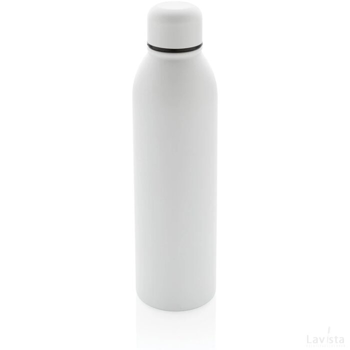 RCS gerecycled roestvrijstalen vacuümfles 500ML wit