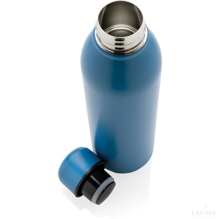RCS gerecycled roestvrijstalen vacuümfles 500ML blauw