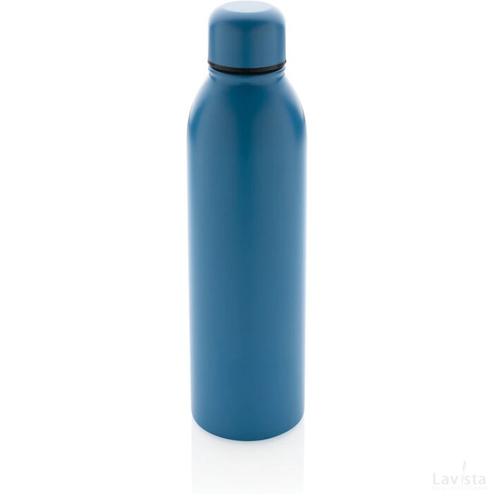 RCS gerecycled roestvrijstalen vacuümfles 500ML blauw