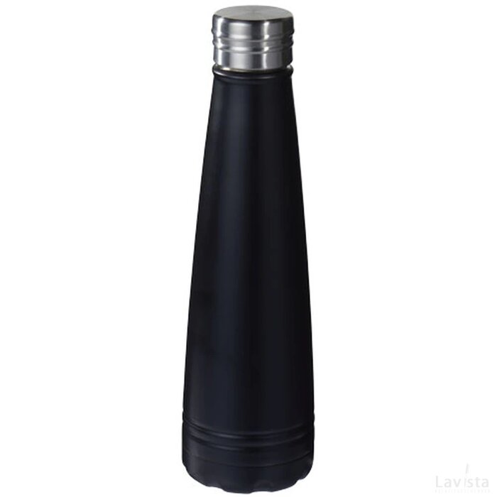 Duke koper vacuüm geïsoleerde drinkfles Zwart
