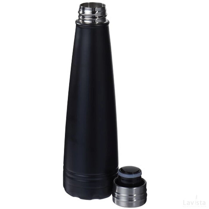 Duke koper vacuüm geïsoleerde drinkfles Zwart