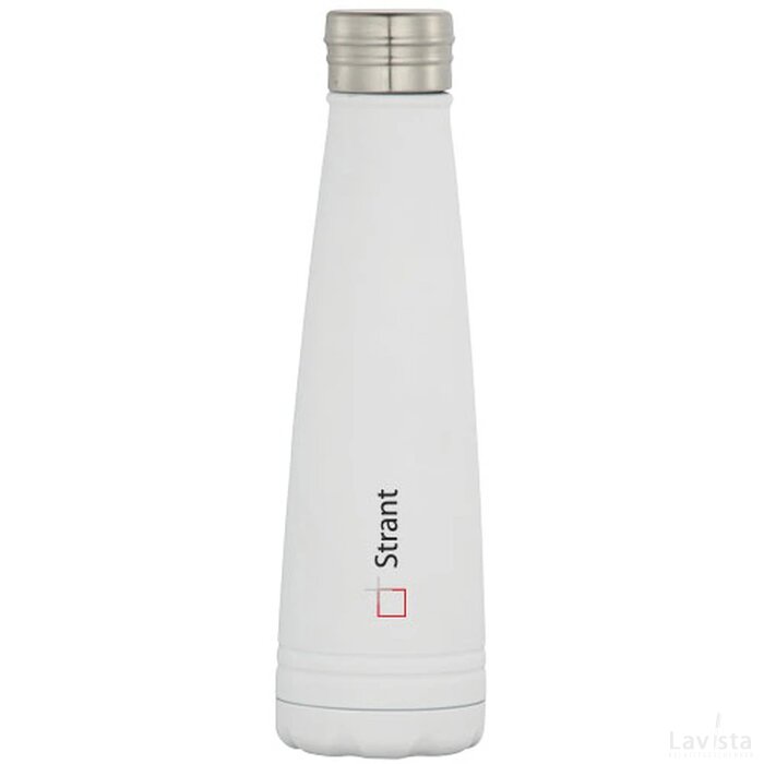 Duke koper vacuüm geïsoleerde drinkfles Wit