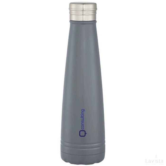 Duke koper vacuüm geïsoleerde drinkfles Grijs